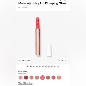 Set of 3 brand new Tarte maracuja juicy lip plump